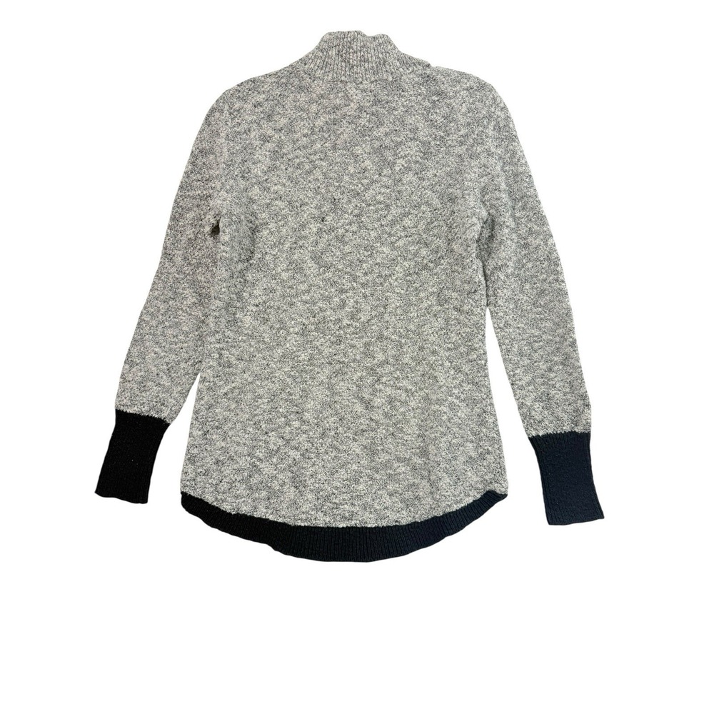 Womens XS LL Bean Signature Sweater Knit Mock Neck Pullover Linen & Cotton Blend - Picture 3 of 7